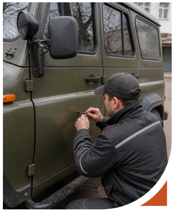 Профессиональное вскрытие автомобиля УАЗ без повреждений в Сургуте